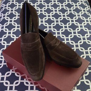 To Boot New York | Raleigh Suede Penny Loafers 9M